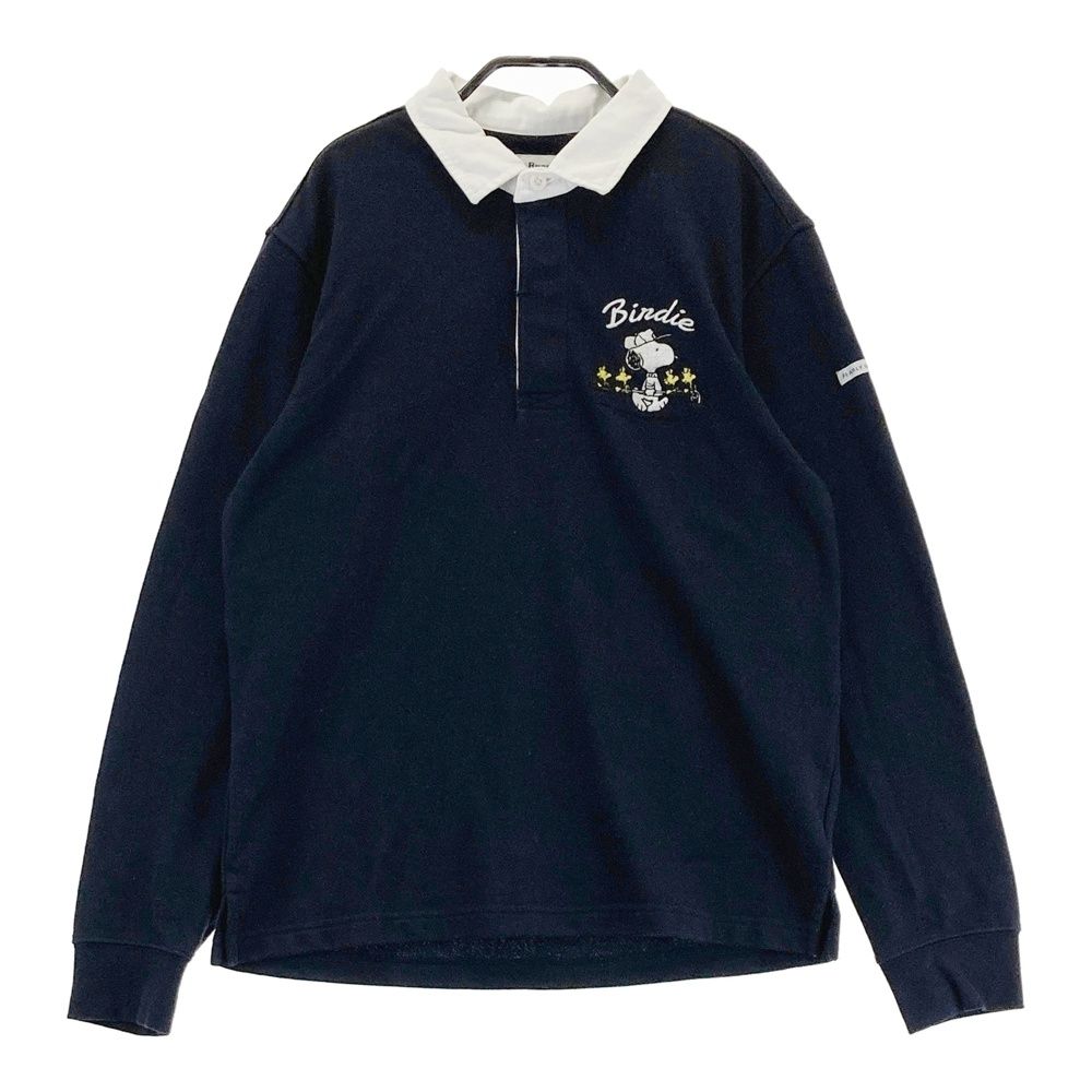 サイズ：5 JACK BUNNY ジャックバニー 長袖ポロシャツ スヌーピー