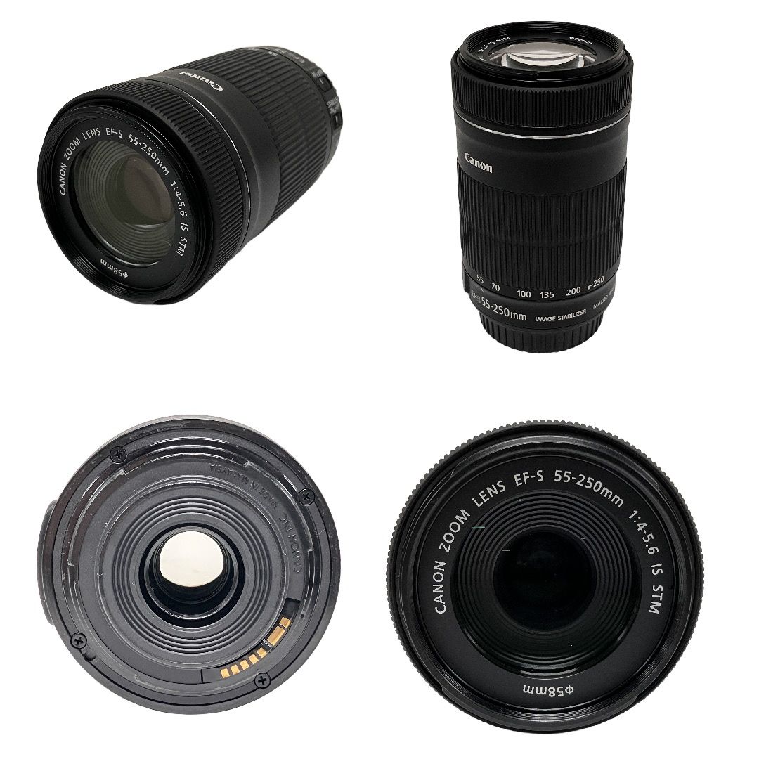 CANON EOS Kiss X10i EF-S 18-55mm F4-5.6/55-250mm F4-5.6 ダブル