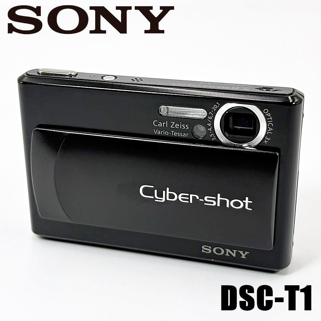 ソニー SONY Cyber-shot DSC-T1 ブラック コンデジ カメラ 中古 - メルカリ