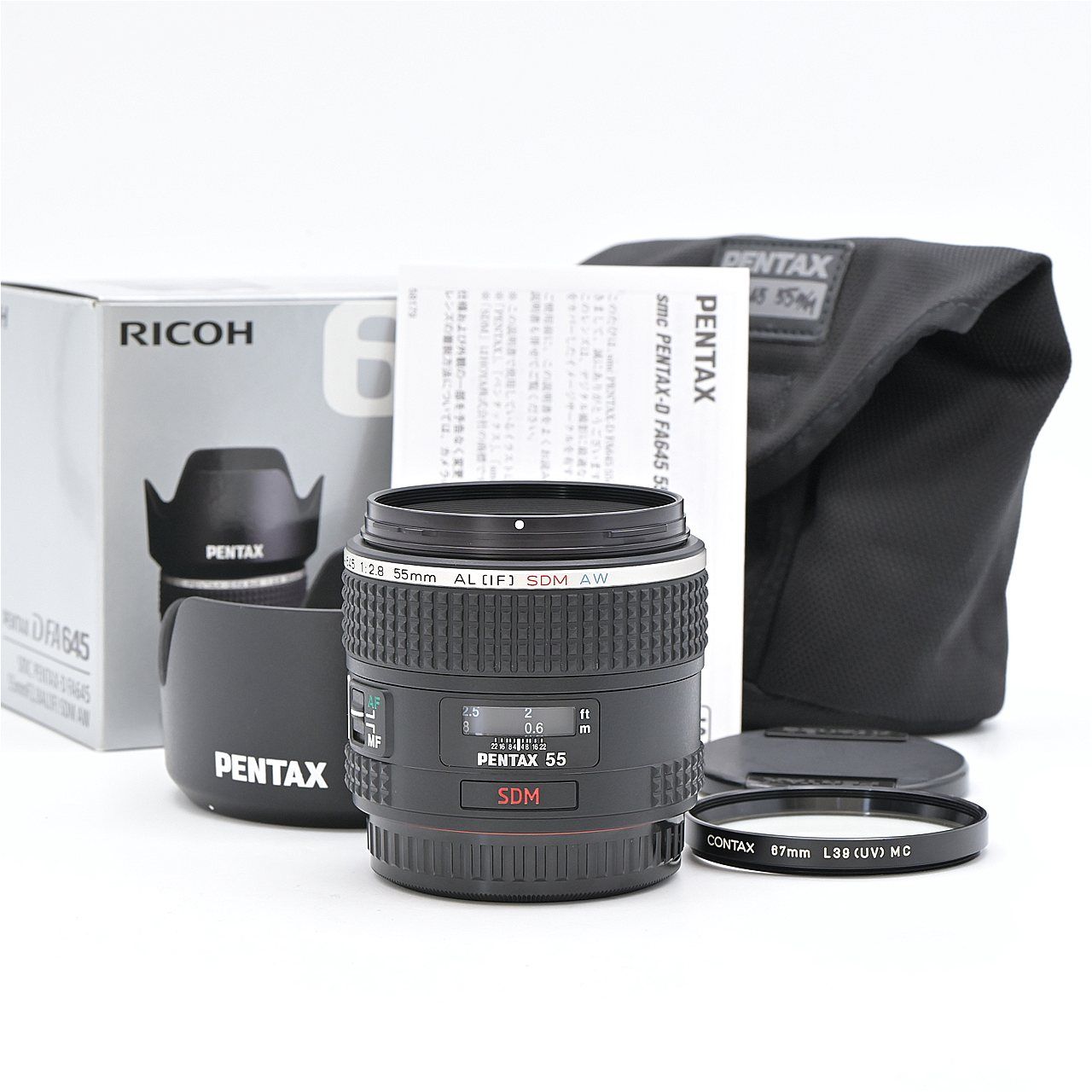 PENTAX ペンタックス D FA645 55mm F2.8 AL IF SDM AW 交換レンズ