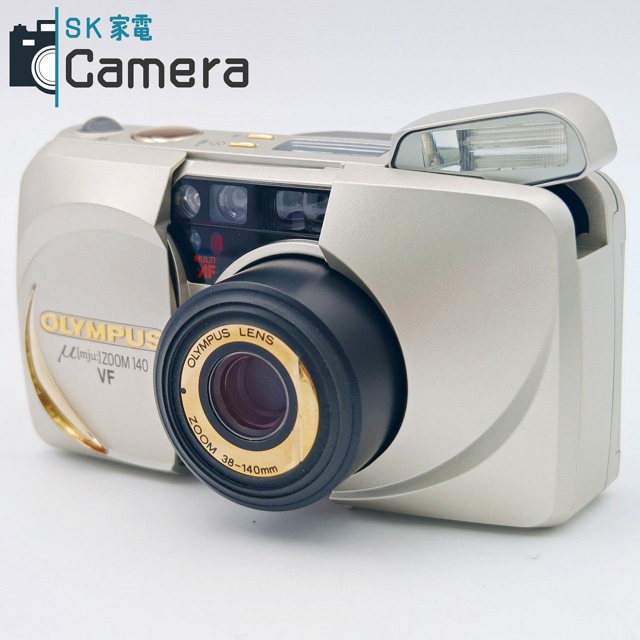 中古】 OLYMPUS μ [mju:] ZOOM 140 VF オリンパス ミュー コンパクト