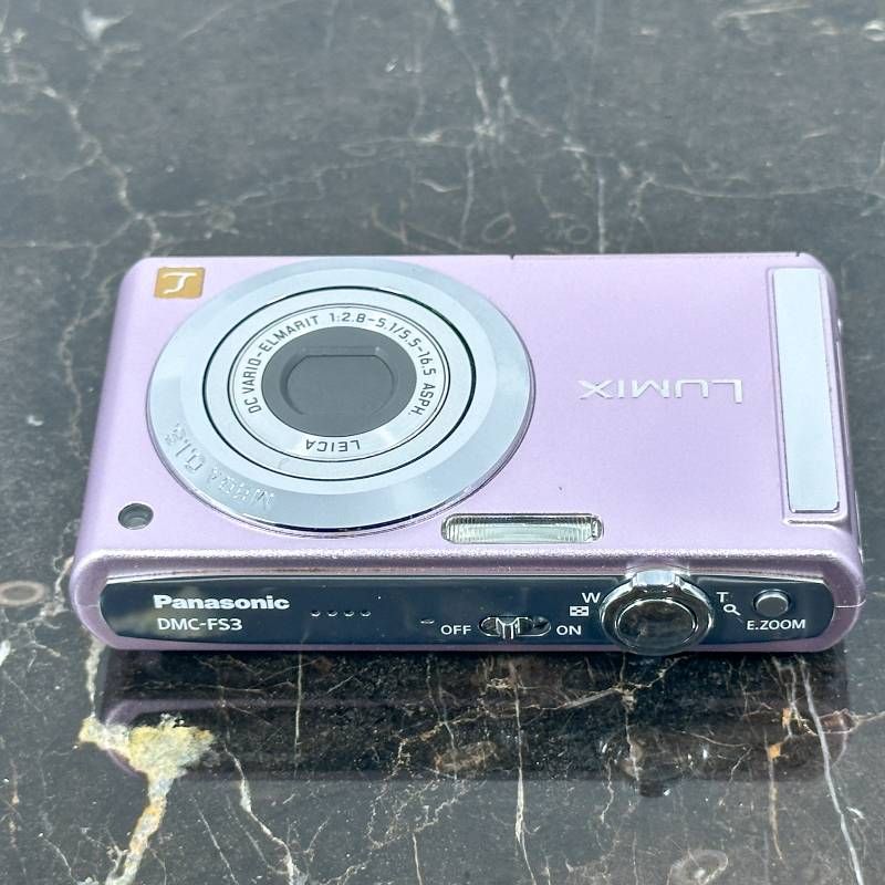 美品】Panasonic LUMIX DMC-FS3 ピンク コンデジ デジカメ 手ブレ補正