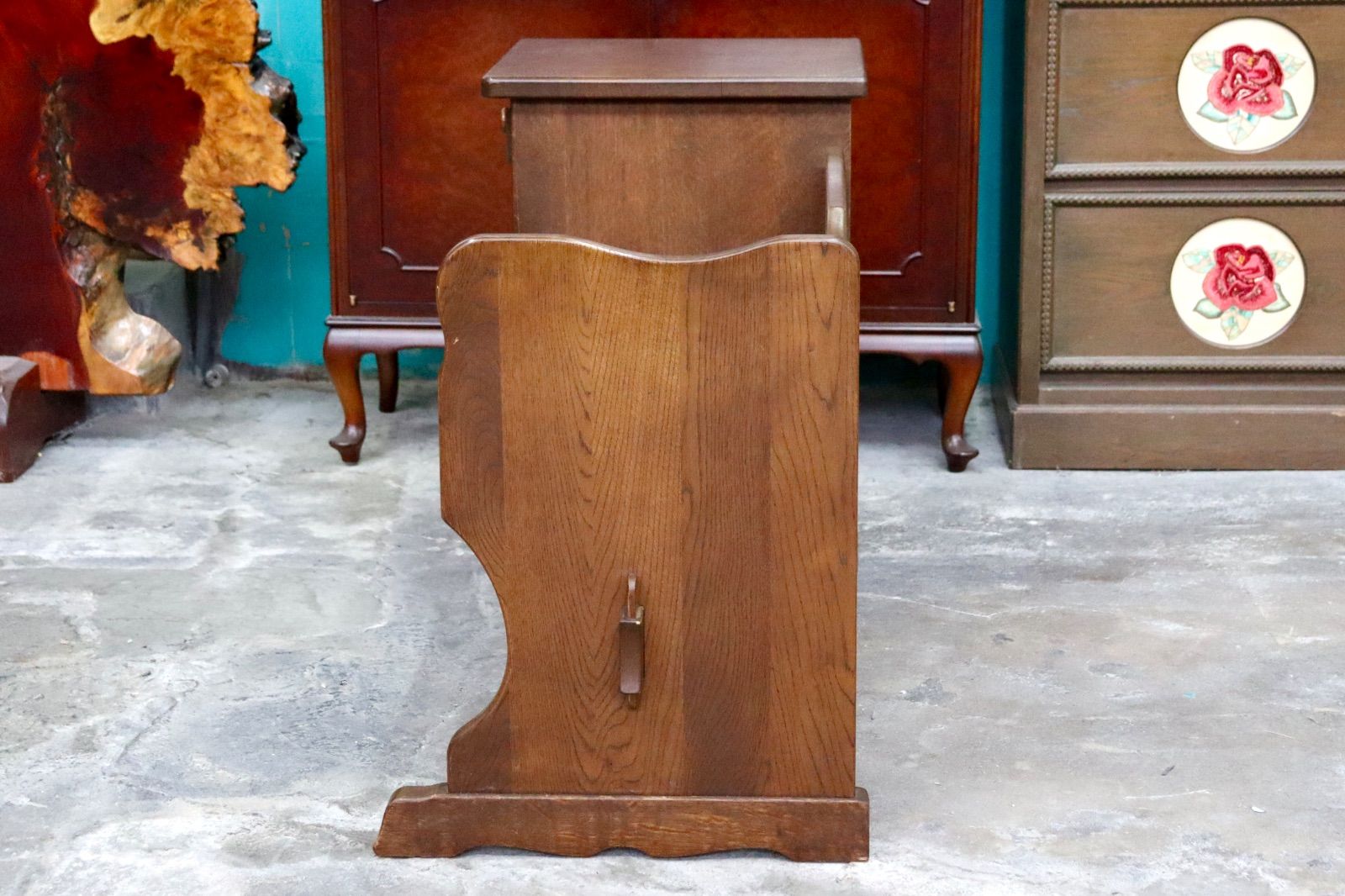 GMIH443○karimoku / カリモク コロニアル 電話台 FAX台 テレフォン