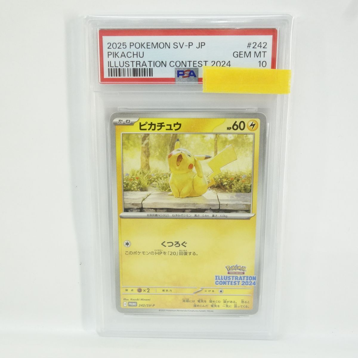 PSA10】ポケモンカード ピカチュウ PROMO プロモ 242/SV-P