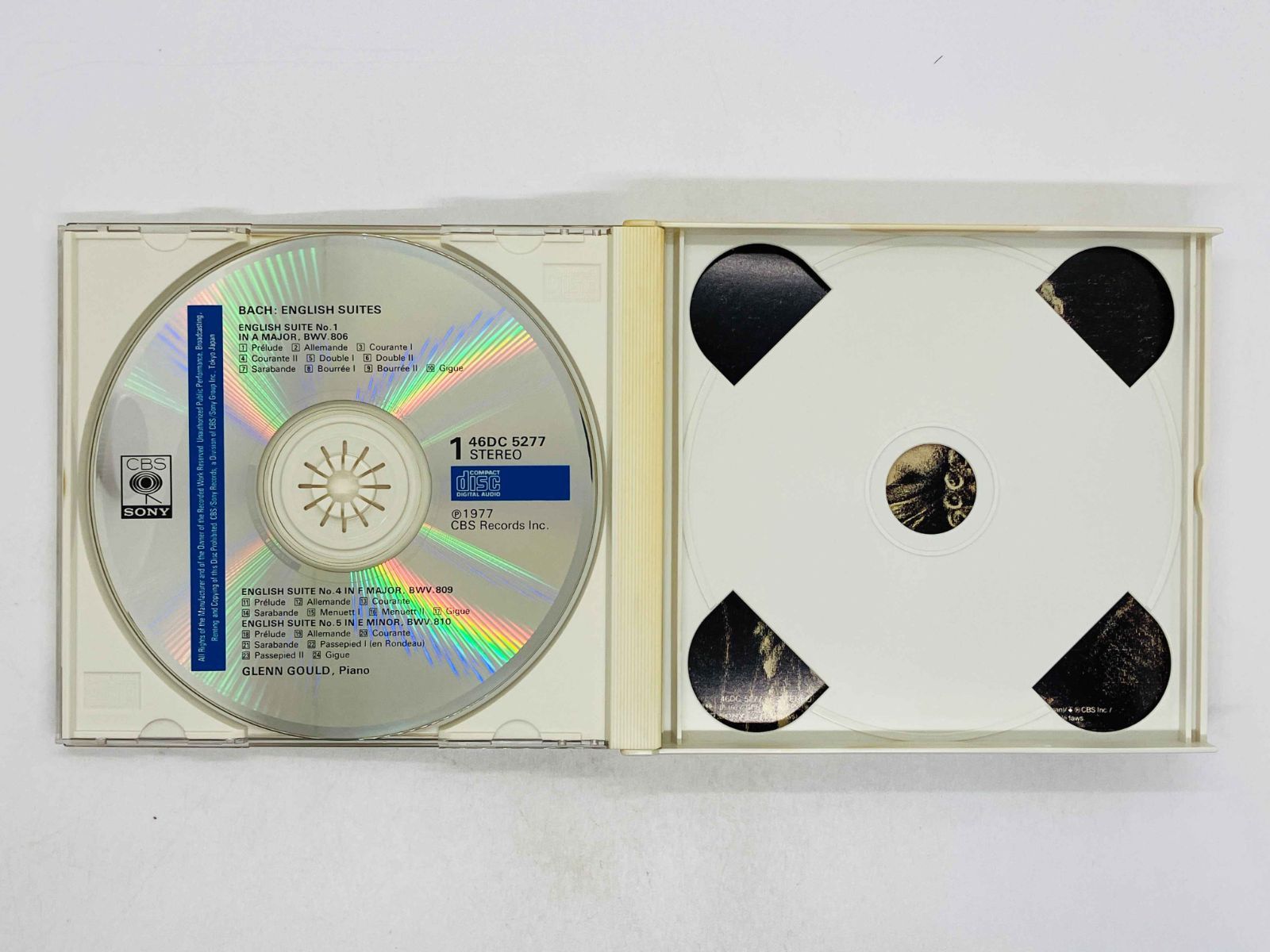 2CD バッハ イギリス組曲 グレン・グールド 26 / BACH ENGLISH SUITES