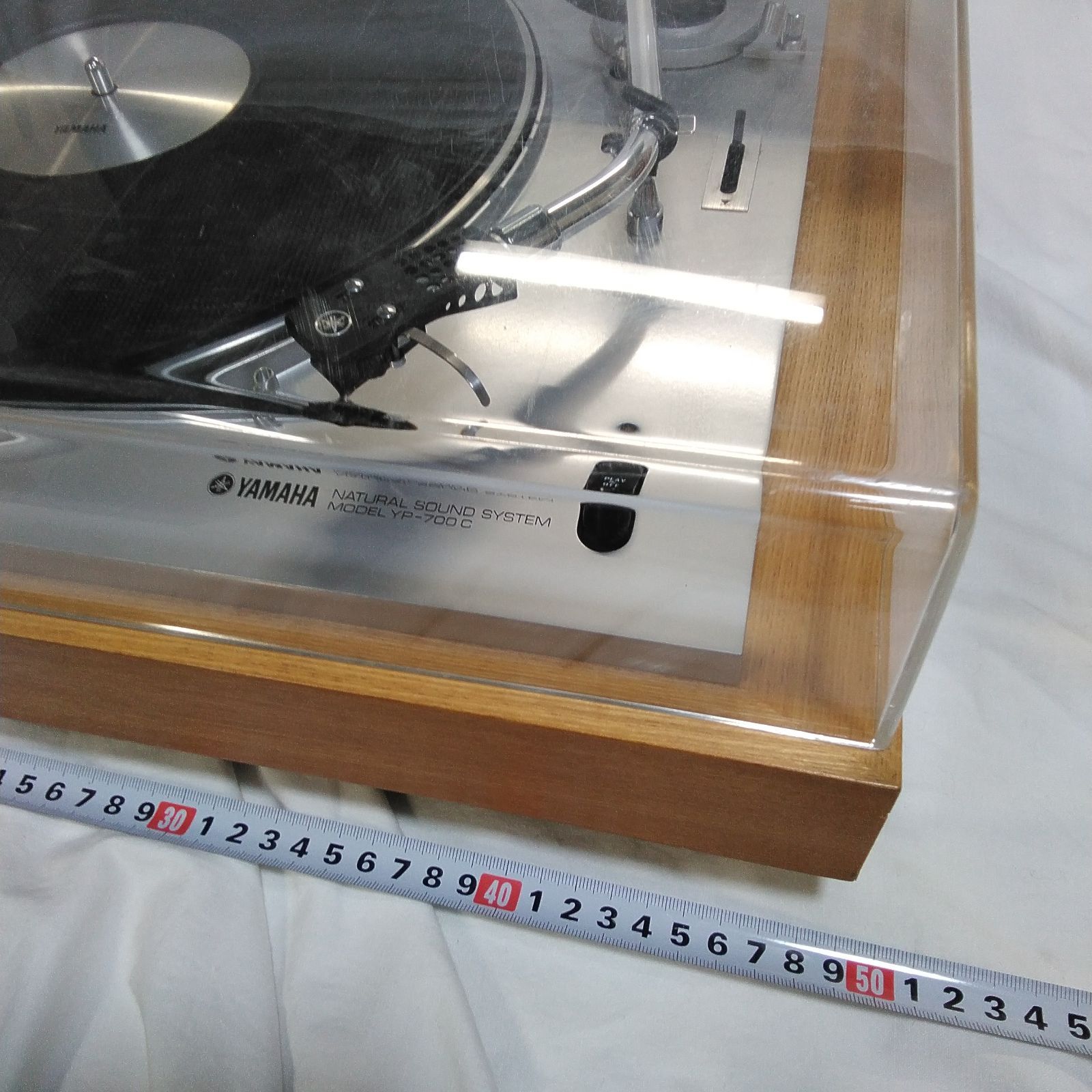 ジャンク！ 通電のみ確認 レコードターンテーブル YAMAHA YP-700C