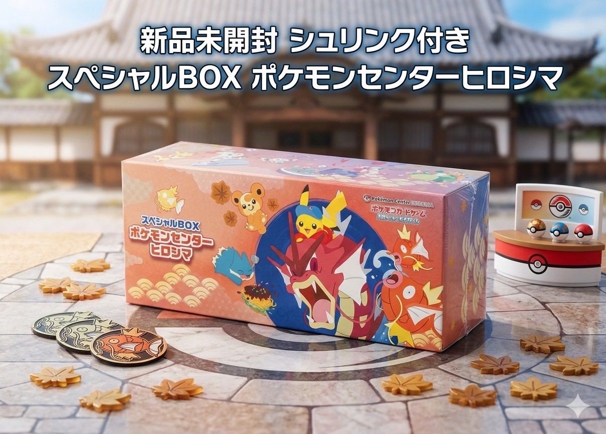 ✓【新品未開封 シュリンク付き】ポケモンカードゲーム スペシャルBOX