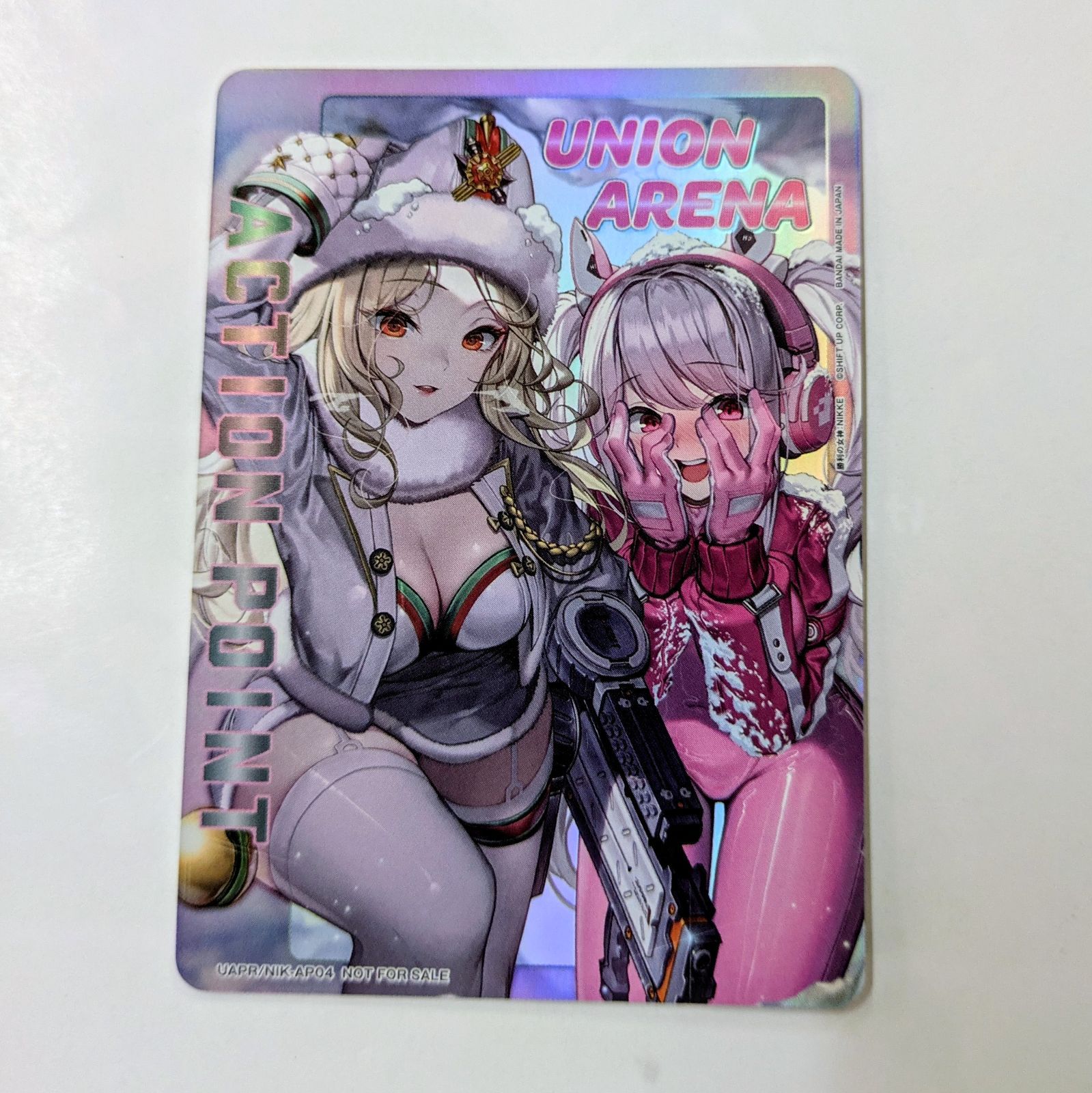 AP ユニチケゲットバトル 優勝 プロモ NIKKE アクションポイントカード