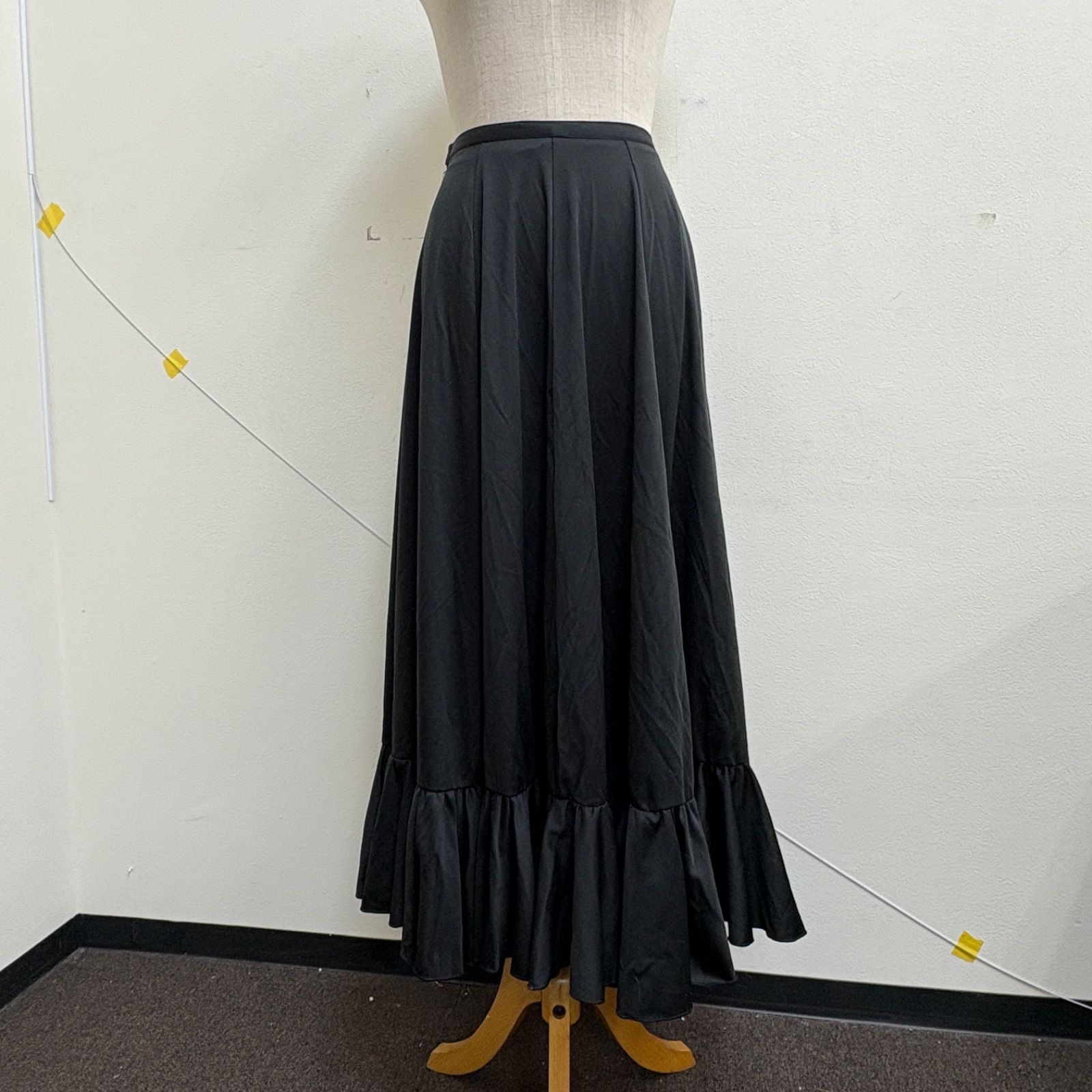 フラメンコ衣装 スカート ファルダ 黒 フリル シンプル - メルカリ