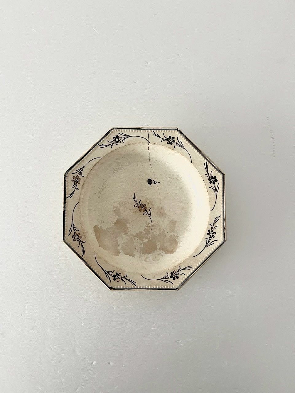 フランスアンティーク】19世紀 Montereau モントロー オクトゴナル