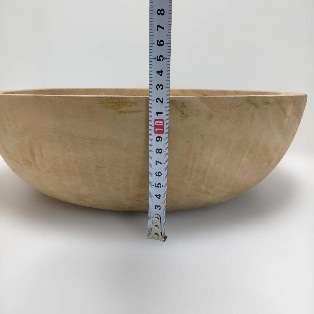 秋山郷 和幸作 天然木くり抜きこね鉢 約40cm 木製そば打ち鉢 うどん