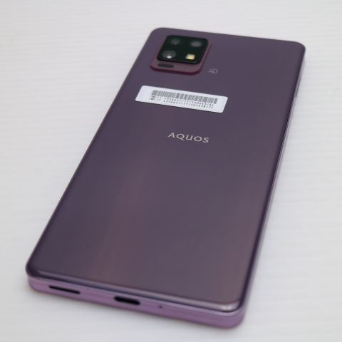 新品同様 AQUOS zero6 A102SH パープル スマホ 白ロム 本体 即日発送