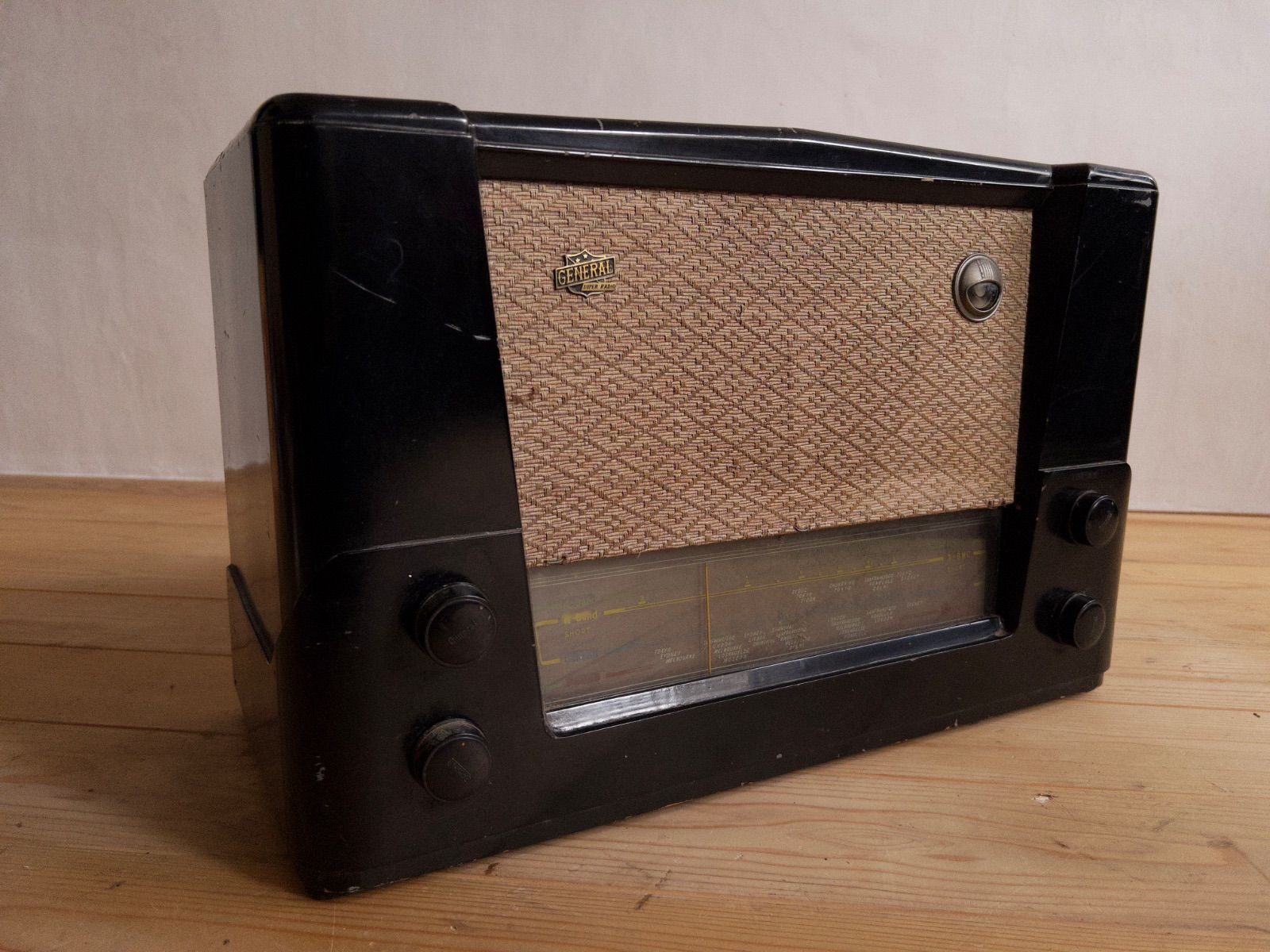 送料込み・匿名発送】 真空管ラジオ ゼネラル 昭和初期 古道具