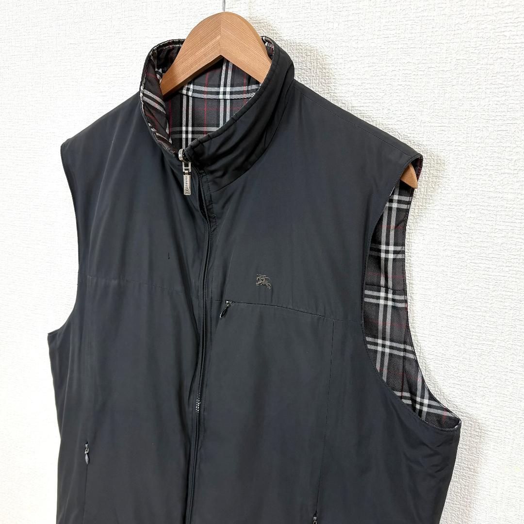 美品】 BURBERRY GOLF リバーシブル 中綿ベスト L ノバチェック - メルカリ