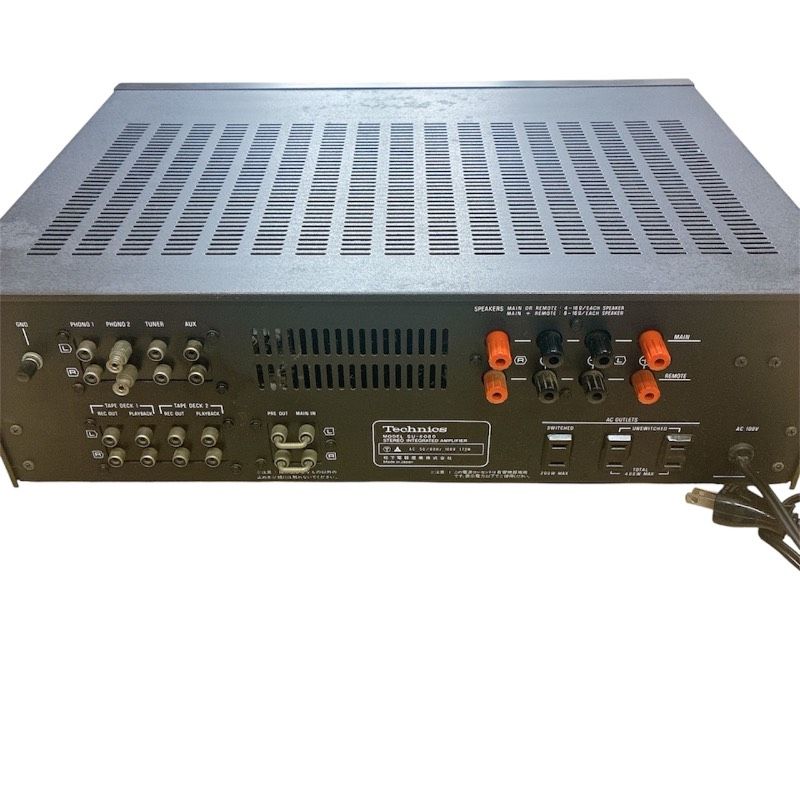 technics su-8080 ジャンク 出音⚪︎ AUX入力時MAINから音 出ましたが