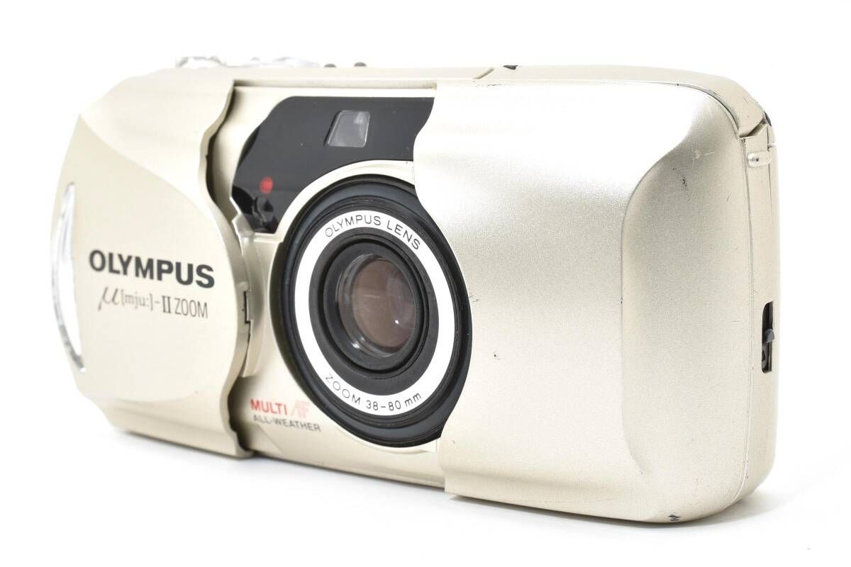 ☆良品☆ オリンパス OLYMPUS μ-II ZOOM シャンパンゴールド