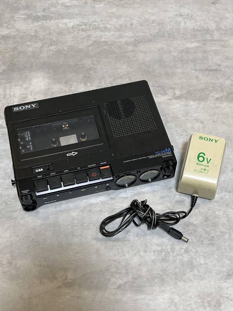 SONY デンスケ カセットデンスケ TC-D5M カセットレコーダー 当時物 音