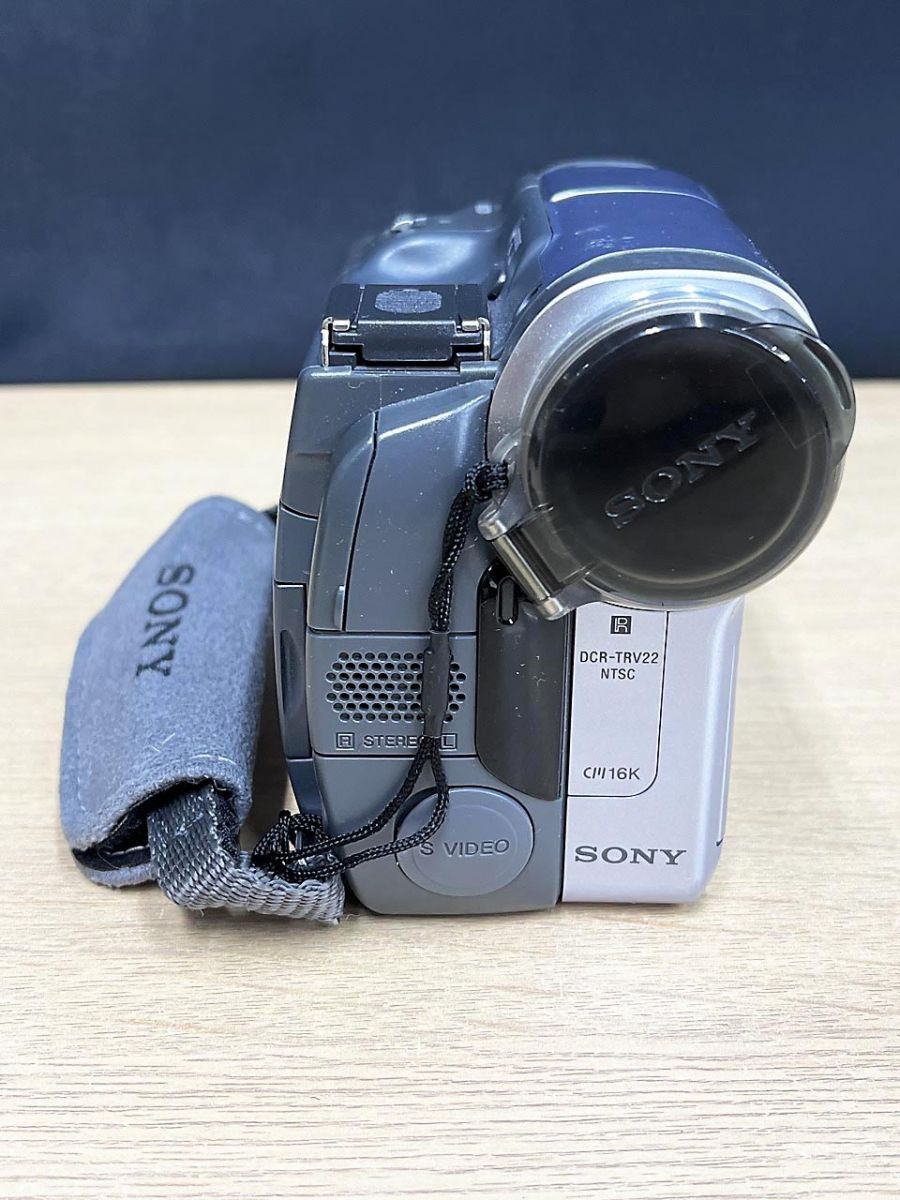 ジャンク】 SONY ソニー デジタルビデオカメラ ハンディカム DCR-TRV22