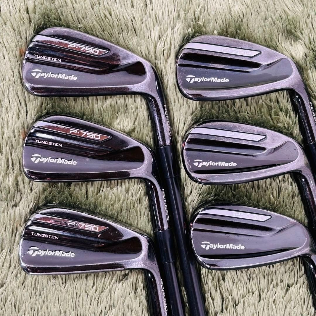 テーラーメイド P790ブラック アイアン6本セット メンズゴルフ 初心者