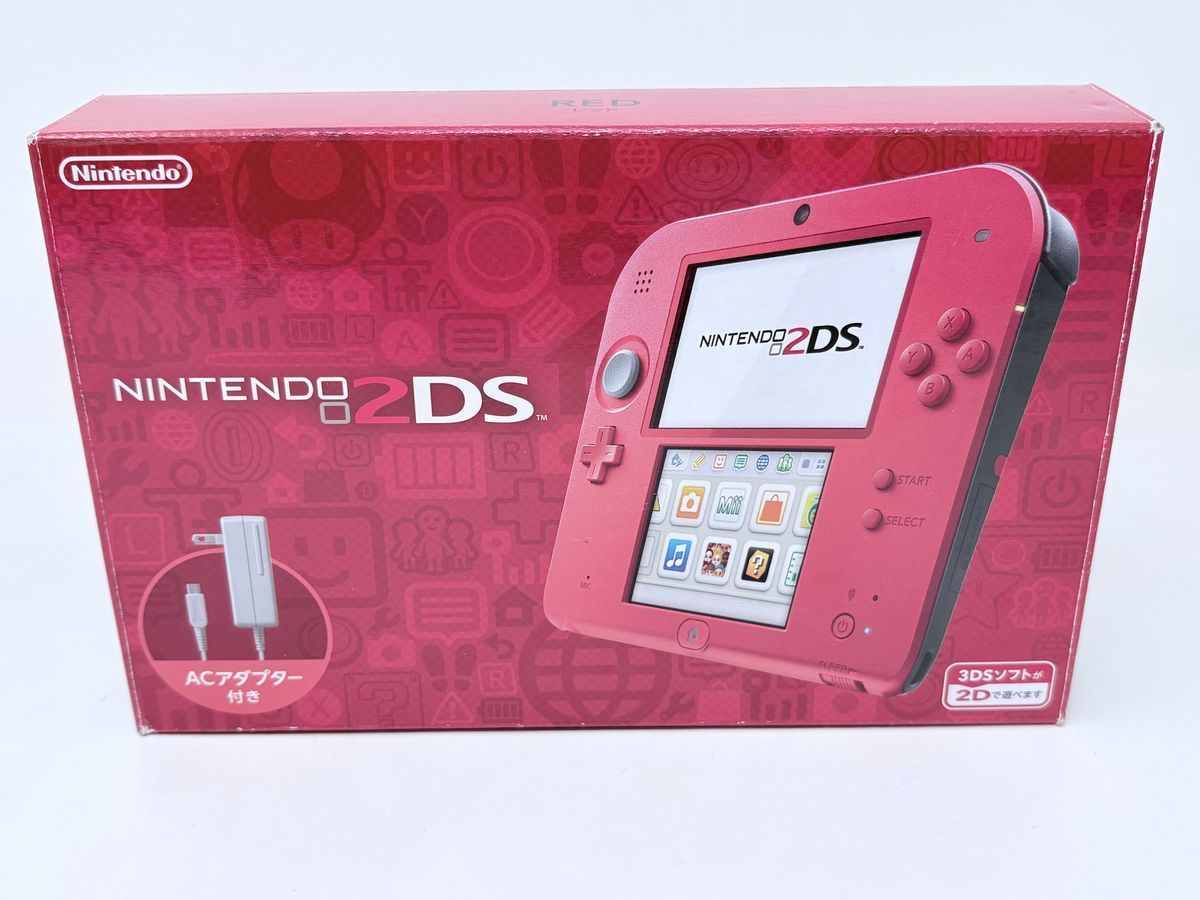 未使用に近い】ニンテンドー 2DS レッド 本体 - メルカリ