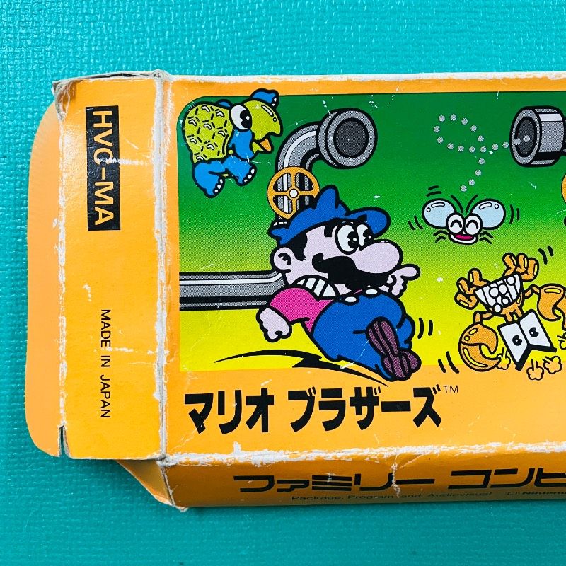 ソフトなし】【箱、取説のみ】ファミコン マリオブラザース MARIO BROS