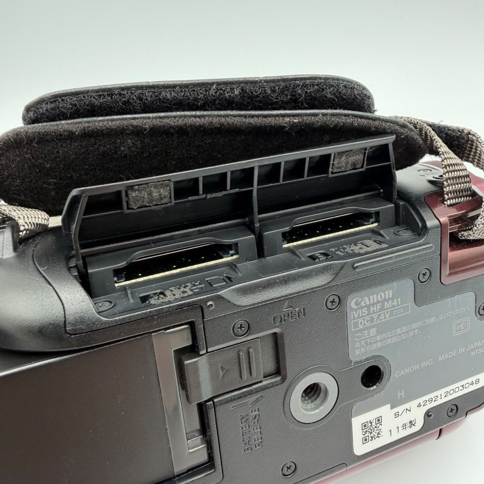 美品・動作OK】Canon iVIS HF M41 レッド 32GB内蔵 - メルカリ