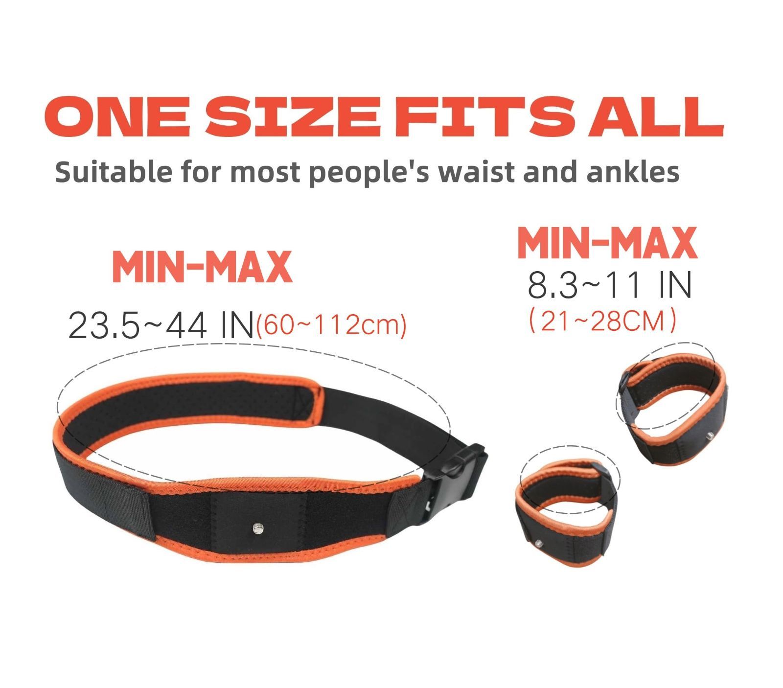 2024年新モデル)腰と足首の3点セット、Ultimate トラッカーベルト
