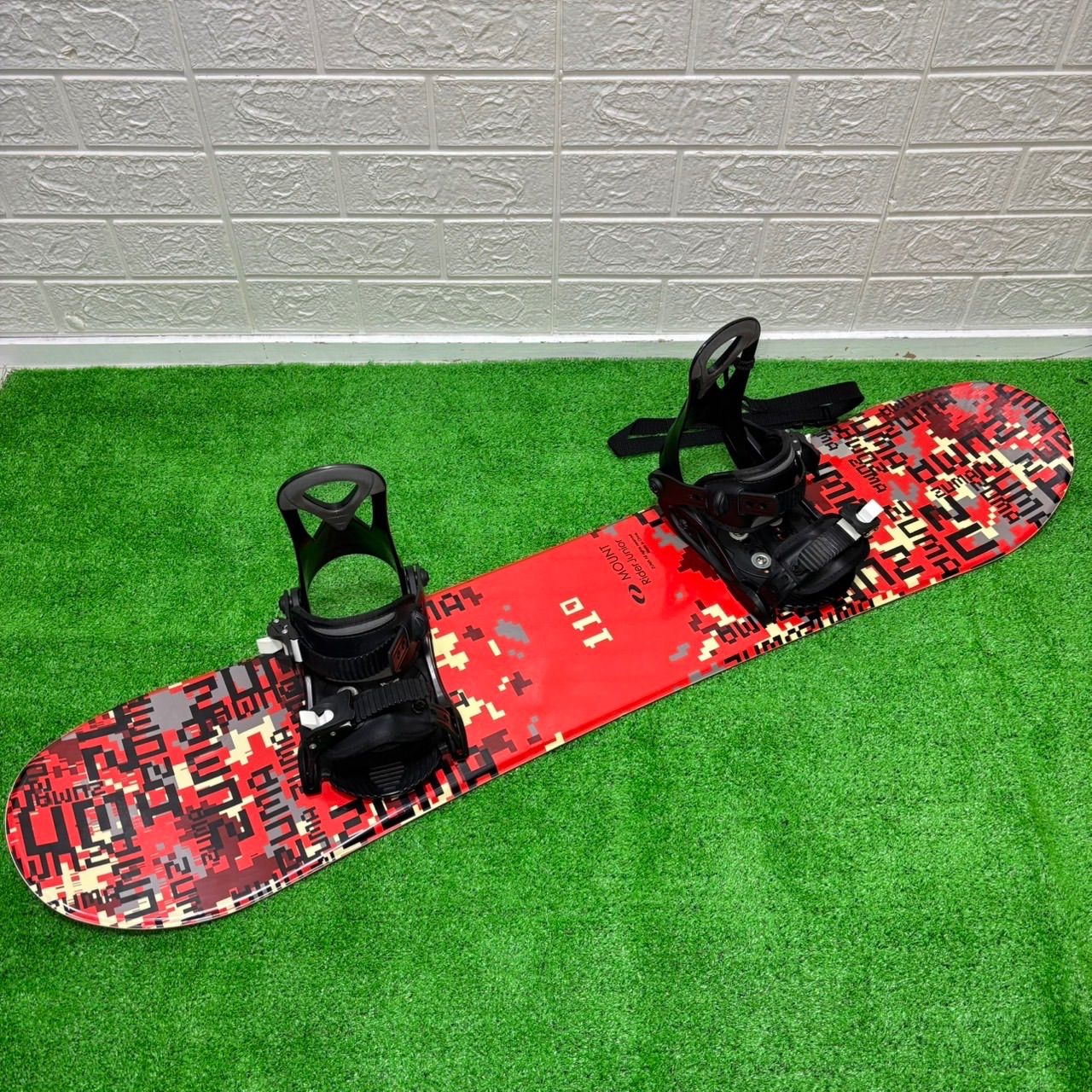 ZUMA 110cm スノーボード 板 バインディング ビンディング セット 2点