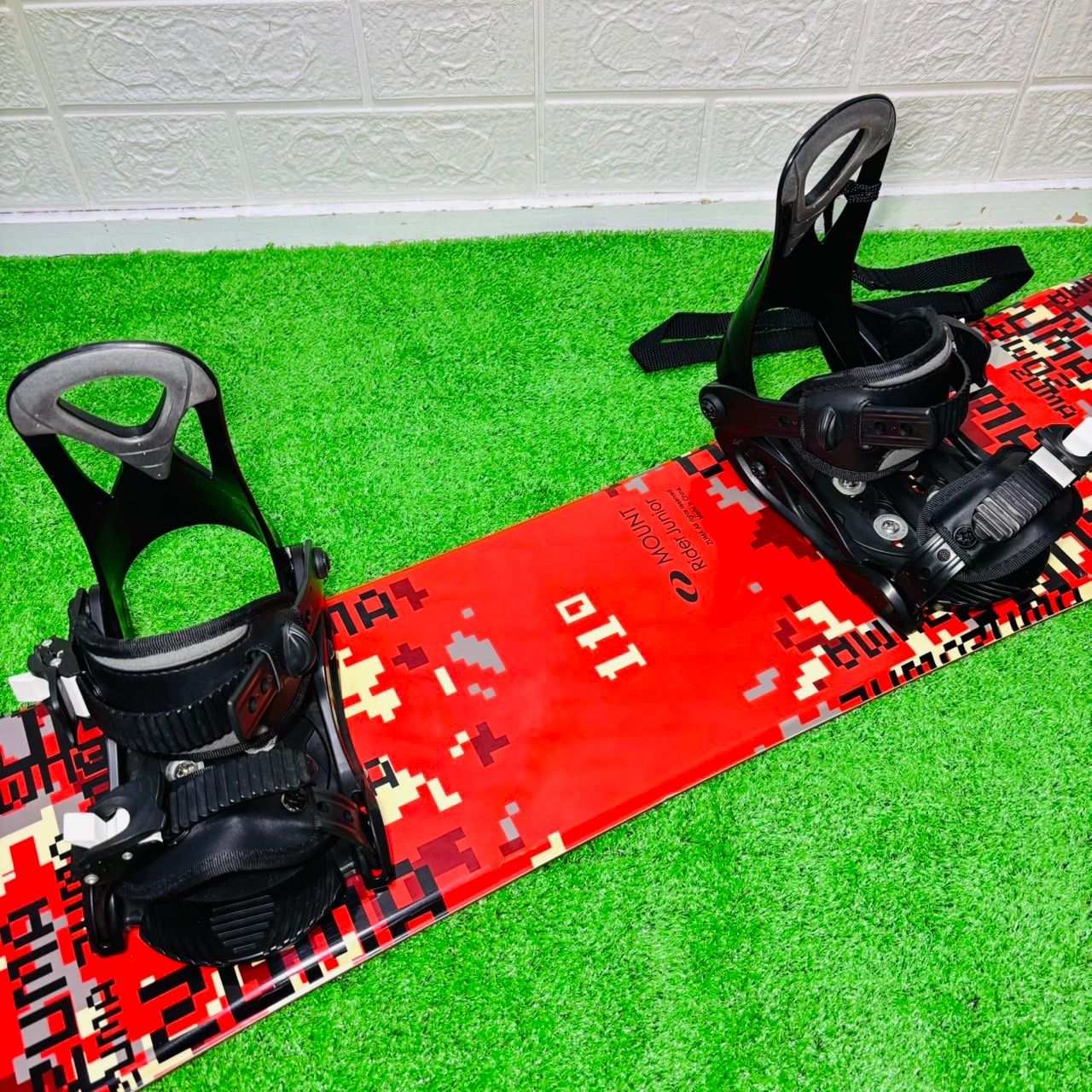 ZUMA 110cm スノーボード 板 バインディング ビンディング セット 2点