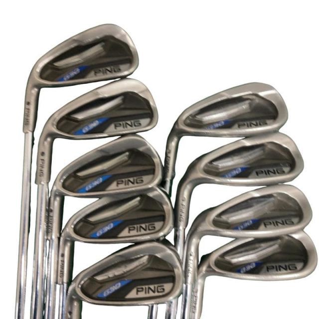 中古】 ピン G30 10S レフティ アイアンセット IR 純正特注シャフト