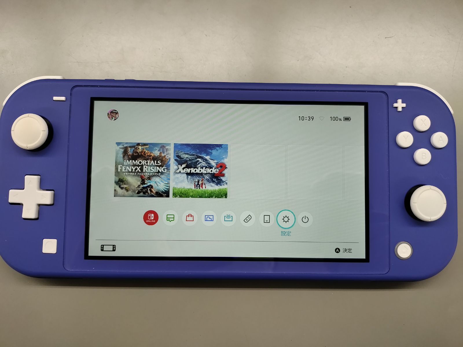 ジャンク本体】Nintendo Switch Lite ブルー 本体のみ 【50-59