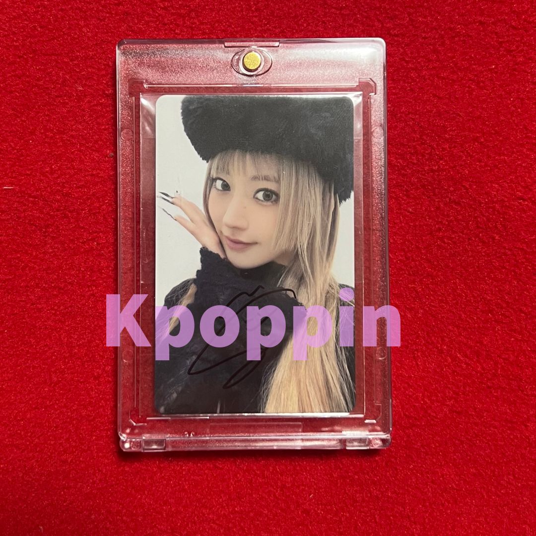 Le Sserafim サクラ 直筆サイン入りトレカ Weverse Shop 1回目 当選品