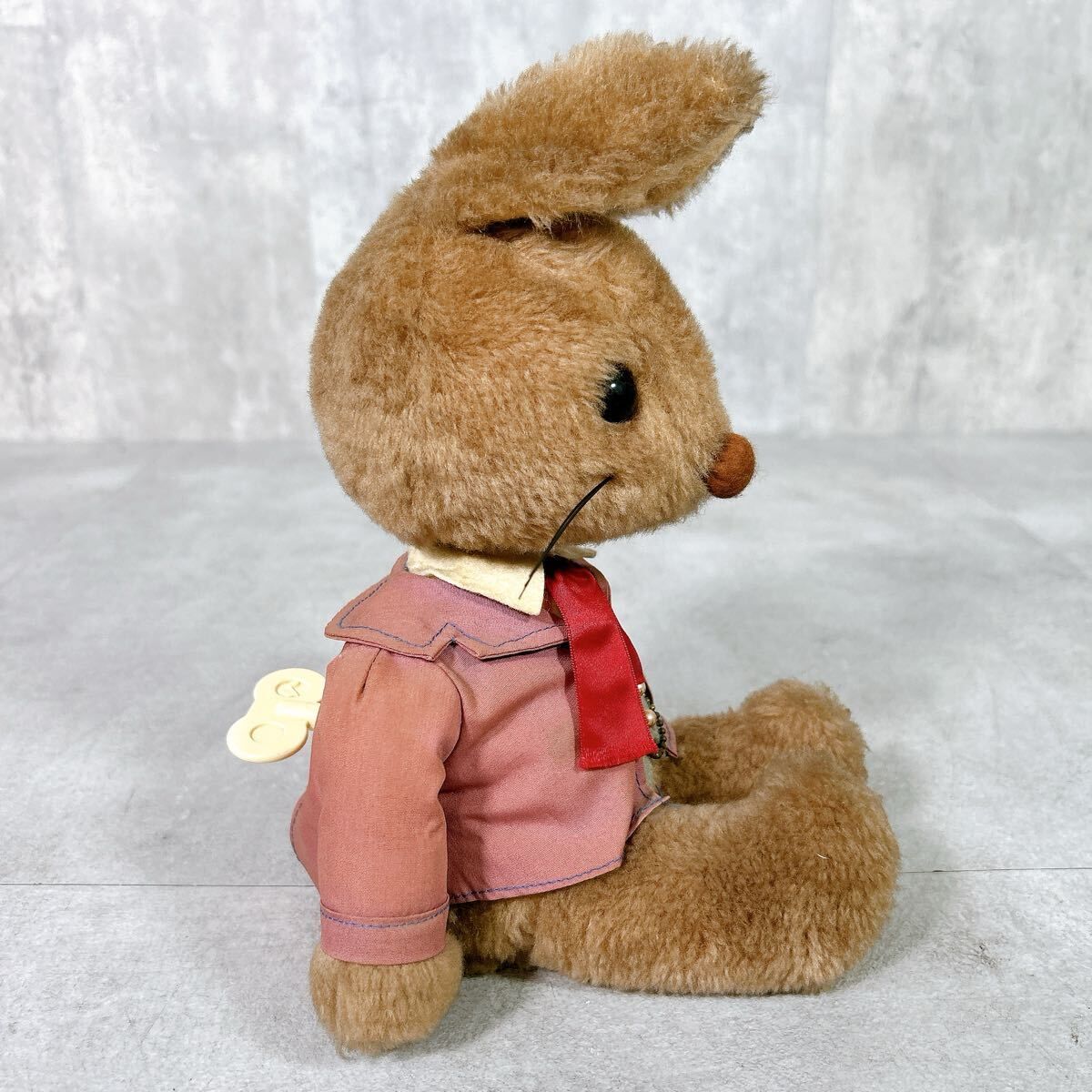 X953 Sankyo doll オルゴール うさぎ 人形 首が動く レトロ - メルカリ