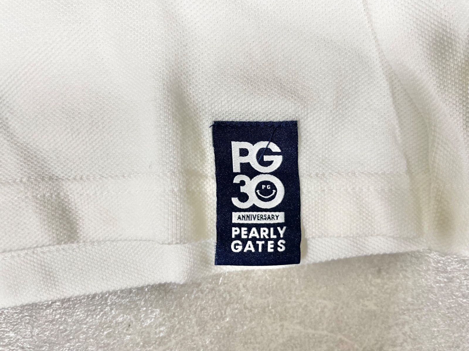 PEARLY GATES パーリーゲイツ 半袖ポロシャツ 30周年記念 限定 刺繍