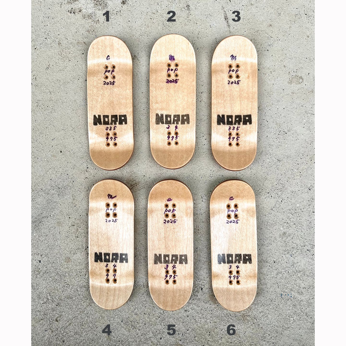 指スケ】NORA fingerboards 