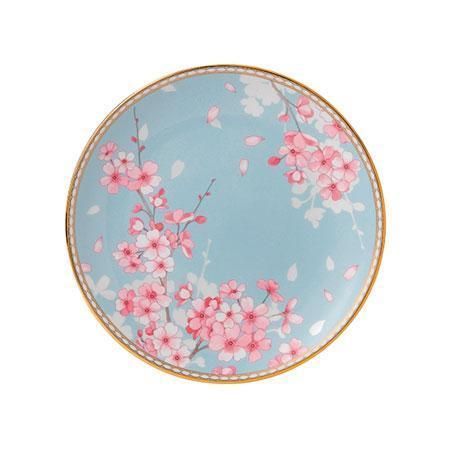 ウェッジウッド スプリング ブロッサム クーププレート 20cm (ブルー
