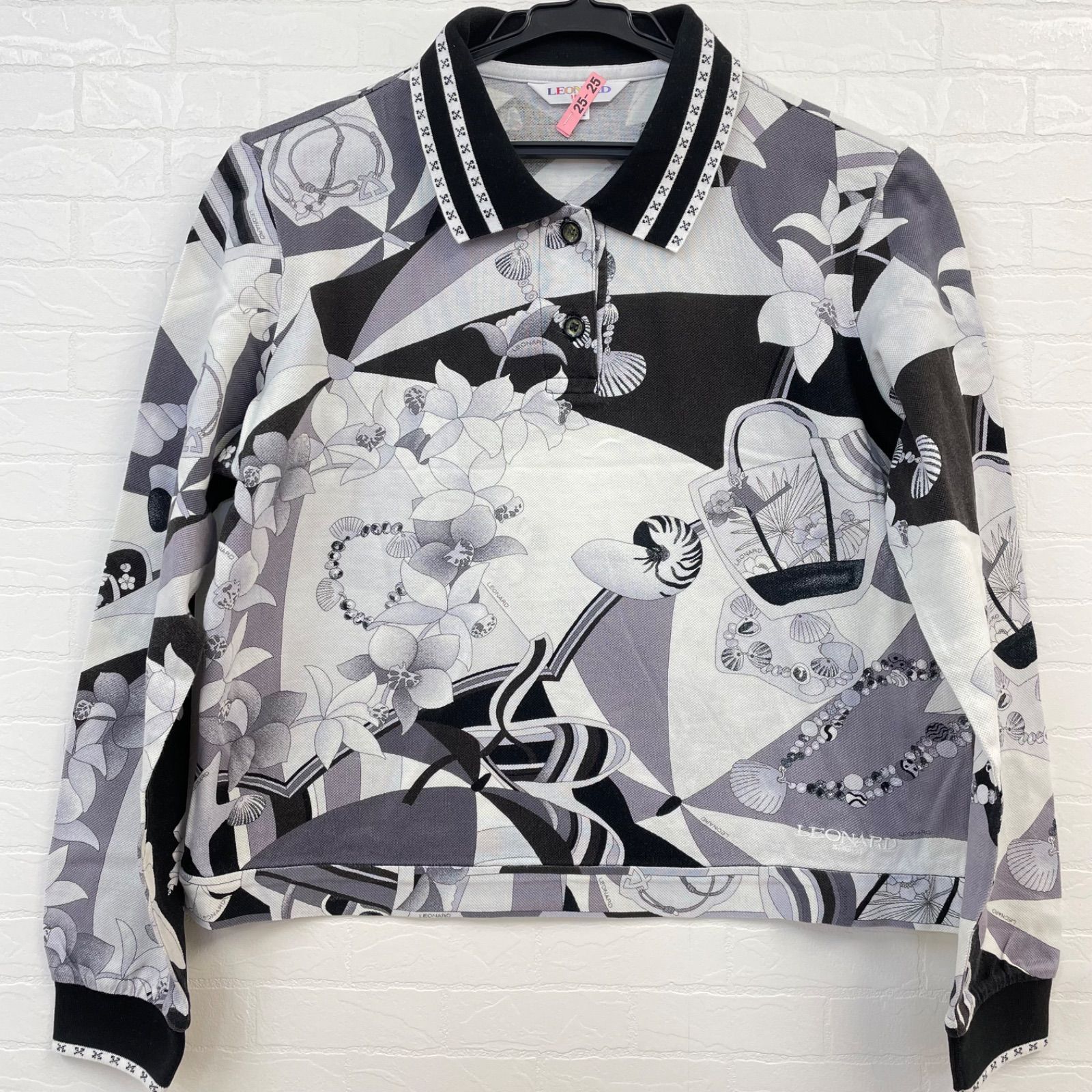 美品✨ LEONARD SPORT レオナールスポーツ ポロシャツ 長袖 42 e.s