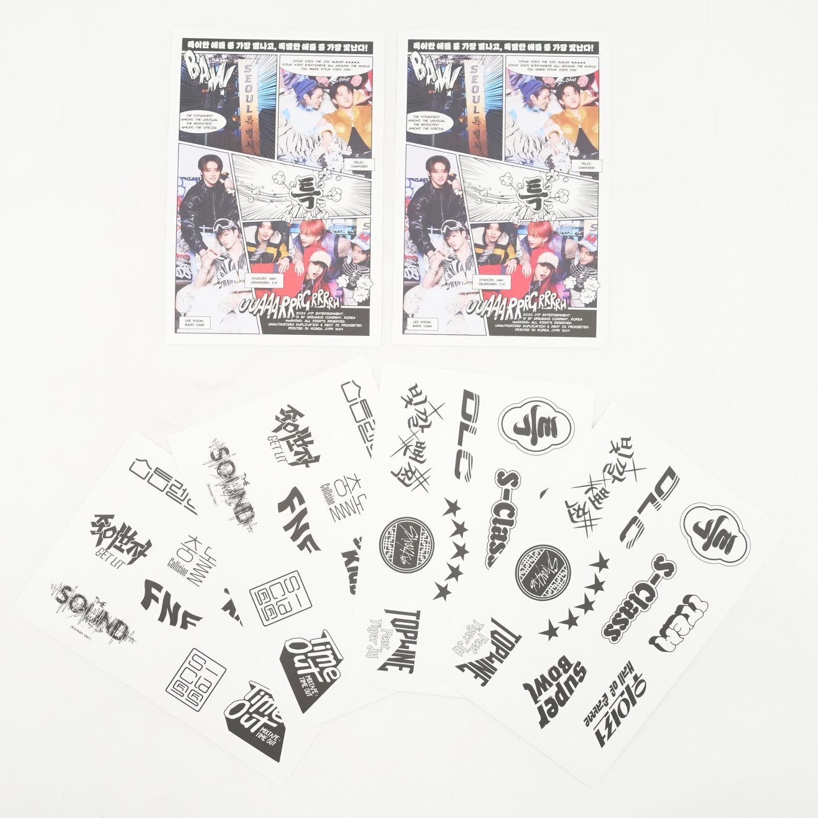 Stray Kids 5-star ステッカー 3種×2枚ずつ 計6枚セット S-class Super