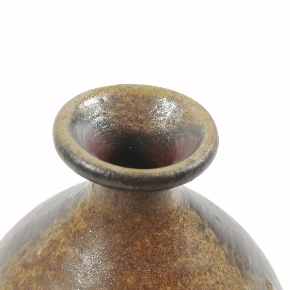 中古・骨董品】備前焼 壺 花瓶 日本六古窯 日本古美術 日本伝統 伝統