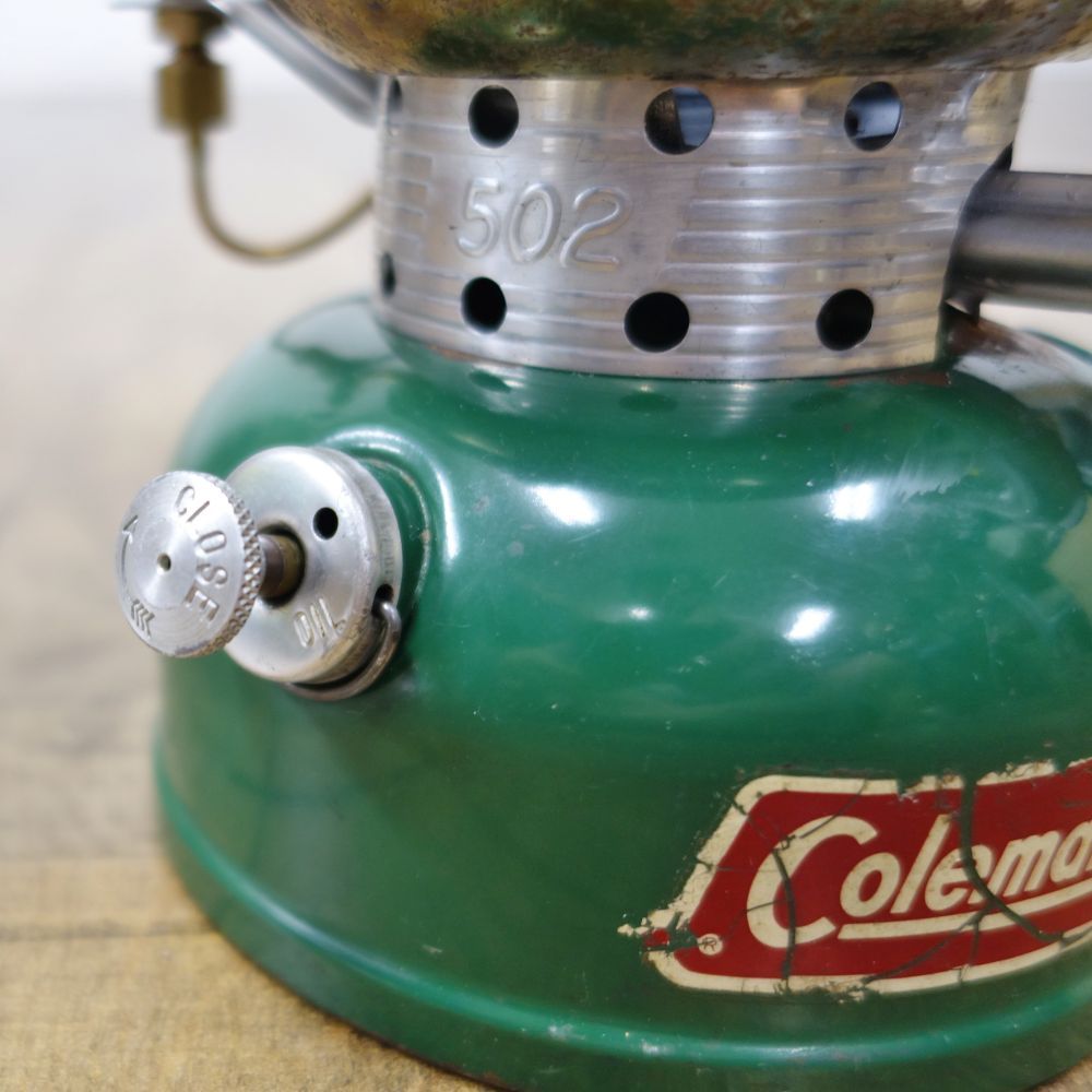 整備済み コールマン Coleman 502 シングル ストーブ 82年 ビンテージ