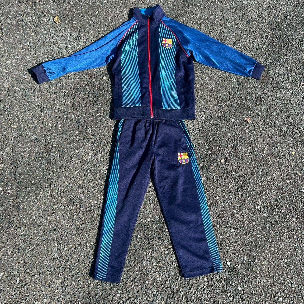FCバルセロナ ジャージ上下 150cm トラックジャケット セットアップ