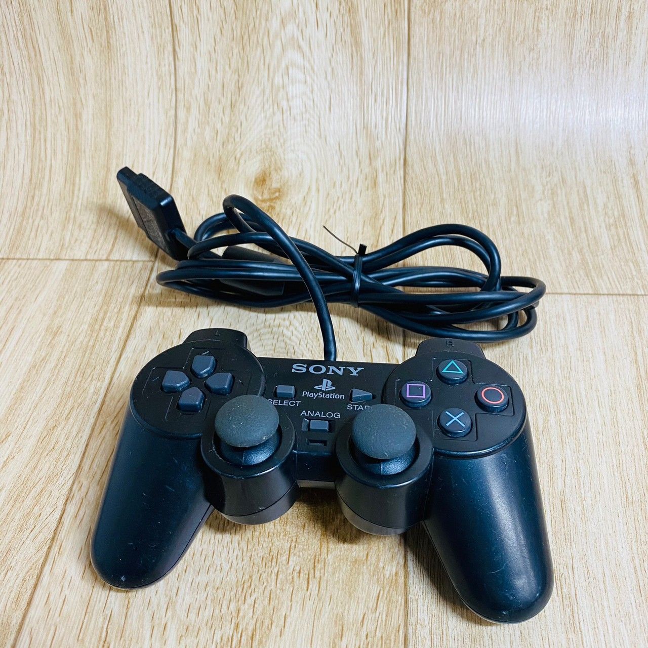 すぐ遊べるセット】 SONY PS2 厚型 本体 ブラック 【純正