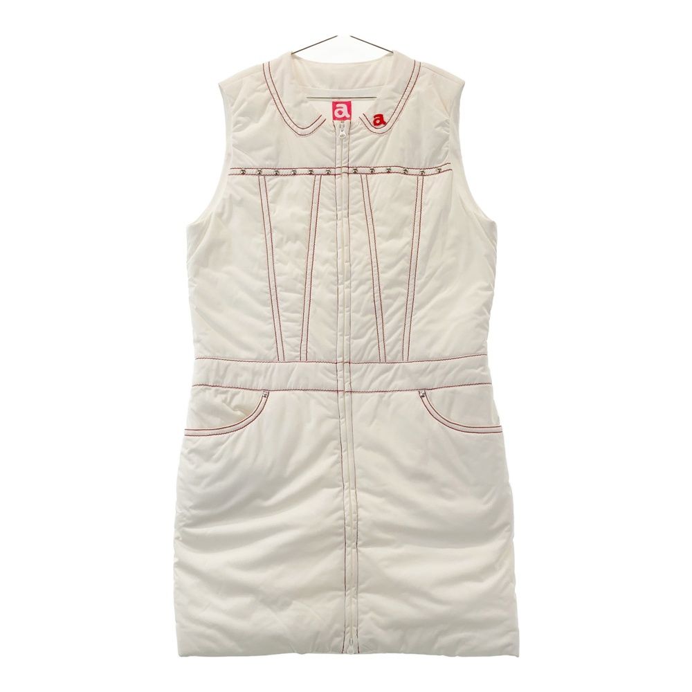 サイズ：40 ARCHIVIO アルチビオ 中綿 ワンピース ベスト ホワイト系