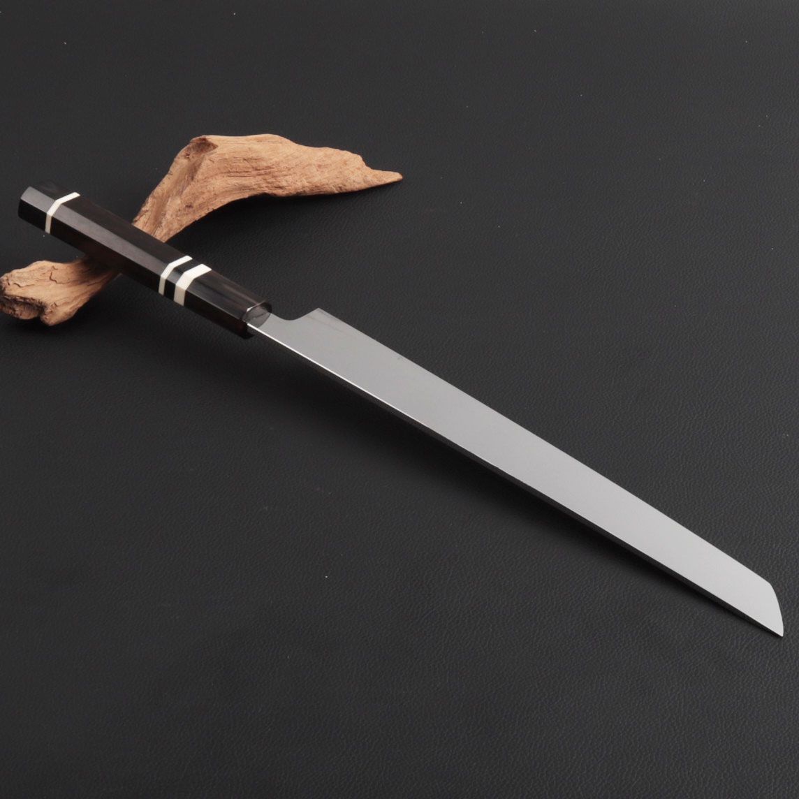 先丸柳刃包丁 刺身包丁 9寸（刃渡り270mm）通常鏡面仕上げ 本刃付け