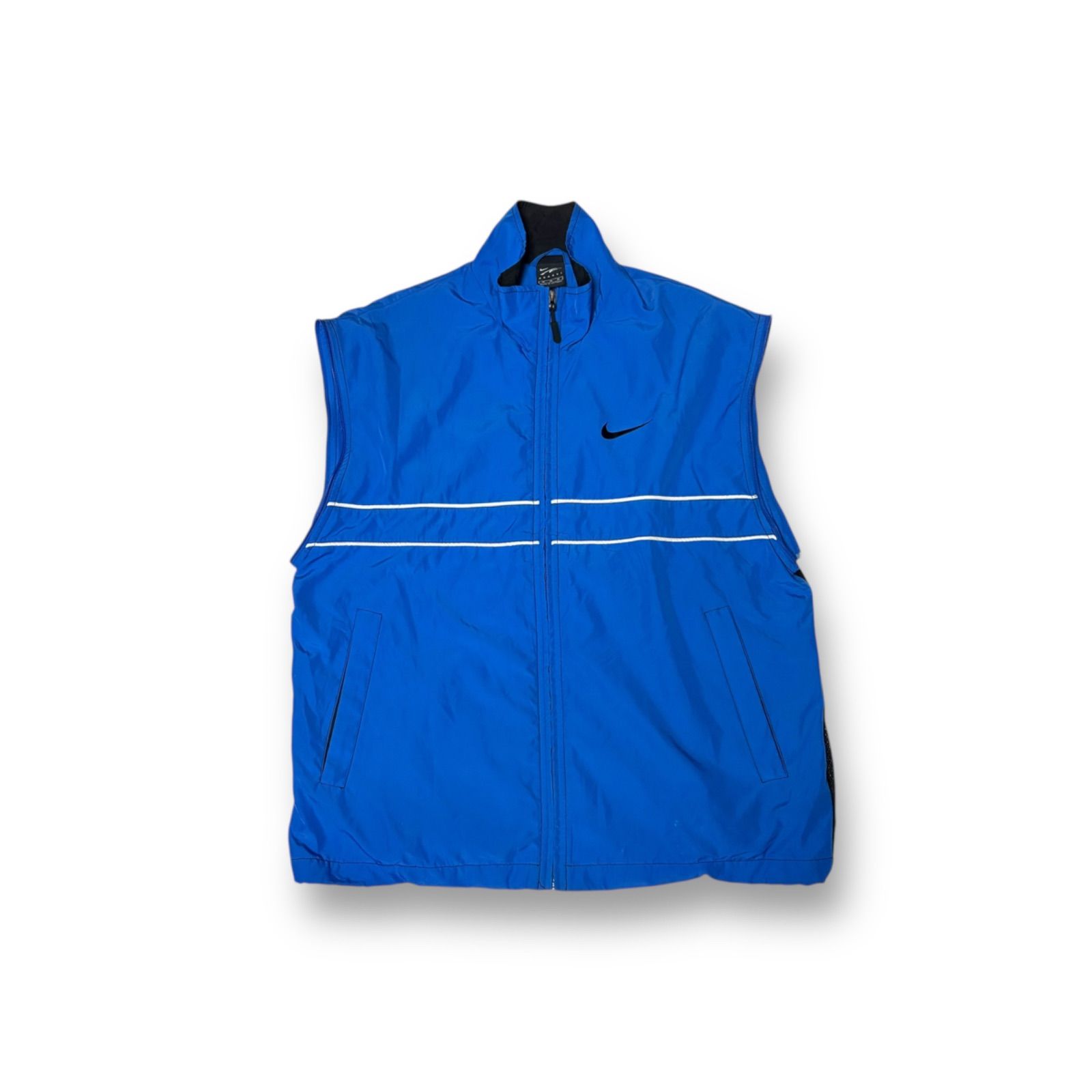 90s NIKE AGASSI 2WAY Gimmick Nylon Jacket ナイキ アガシ ギミック