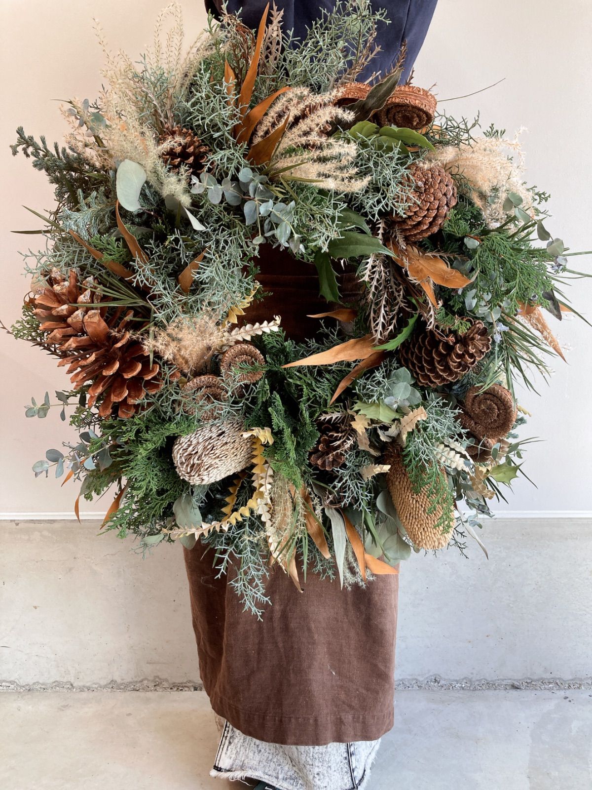 特大クリスマスリース 70cm 送料込み - メルカリ