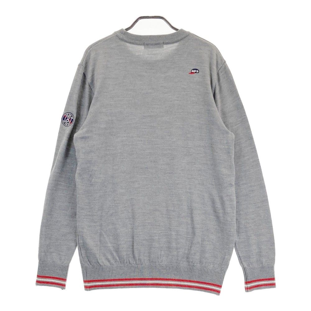 サイズ：M AND PER SE アンパスィ 人気 ニットセーター グレー系