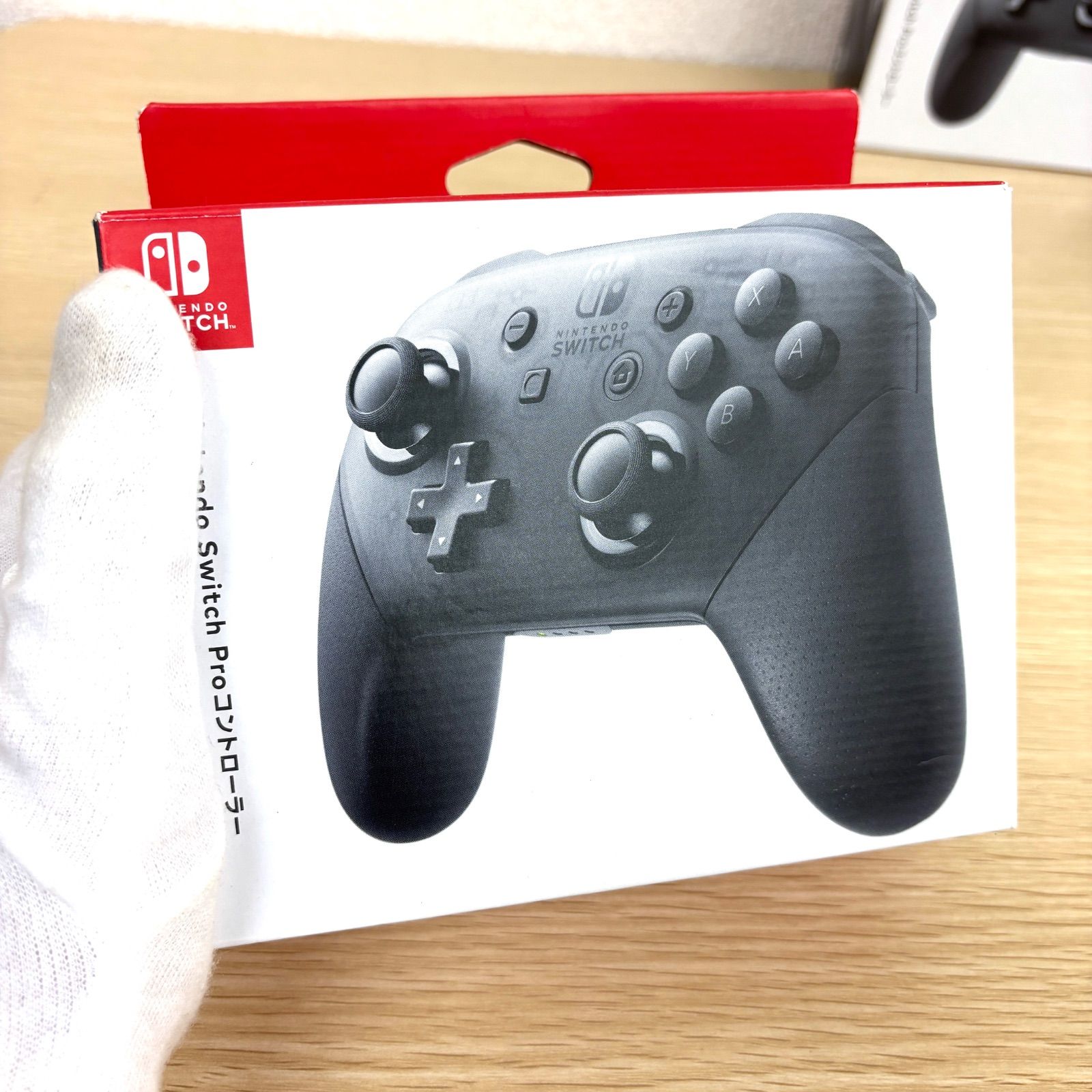 動作確認済】箱付き Nintendo Switch Proコントローラー 純正品