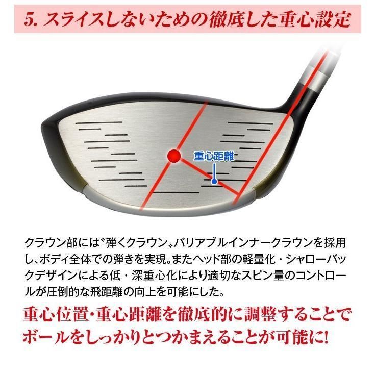 新品 レフティ 左用 WORKS GOLF マキシマックスドライバー 三菱