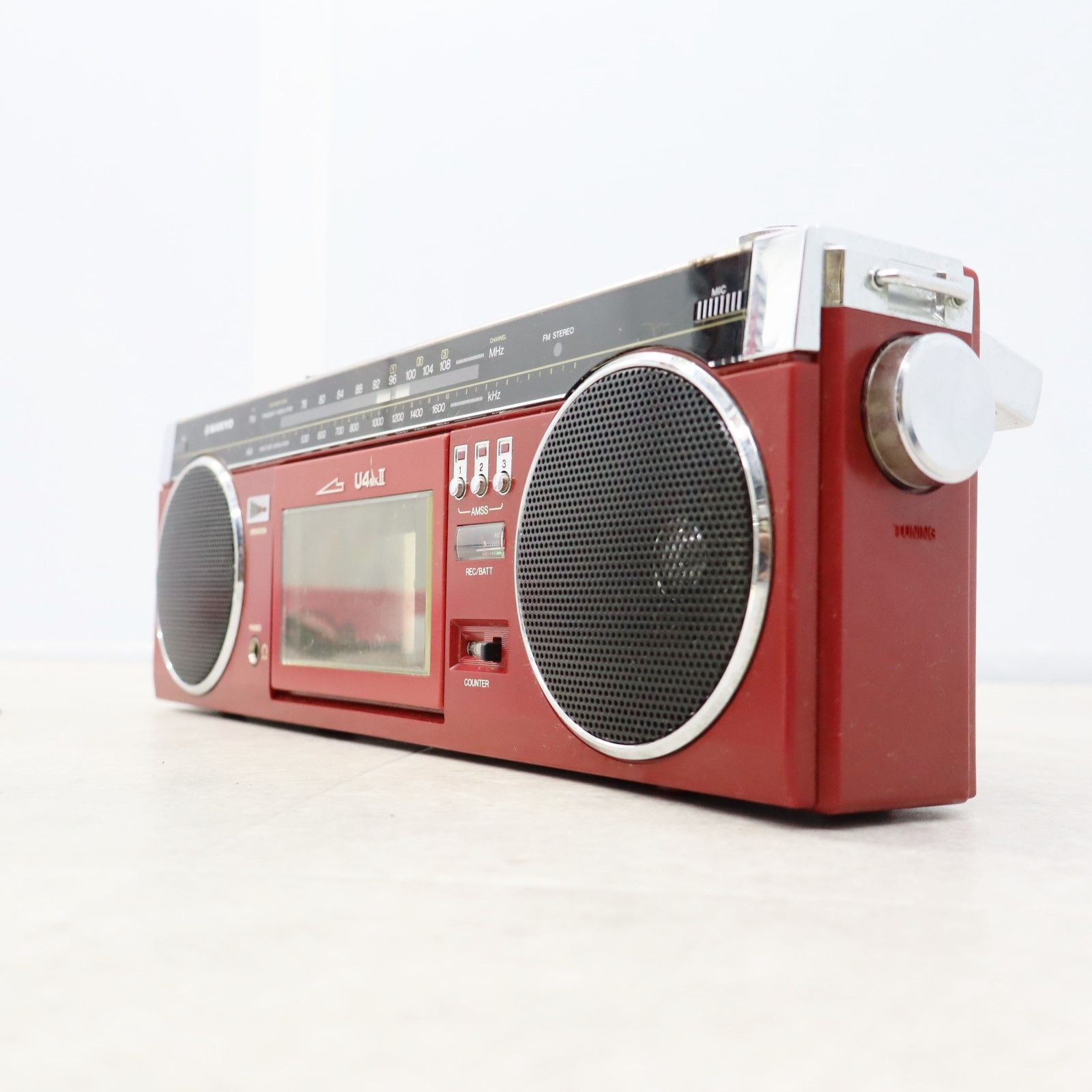 ◇ラジオOK 昭和レトロ｜カセットレコーダー｜SANYO サンヨー MR